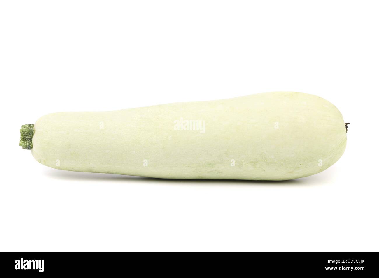 Melanzana bianca fresca isolata su fondo bianco Foto Stock