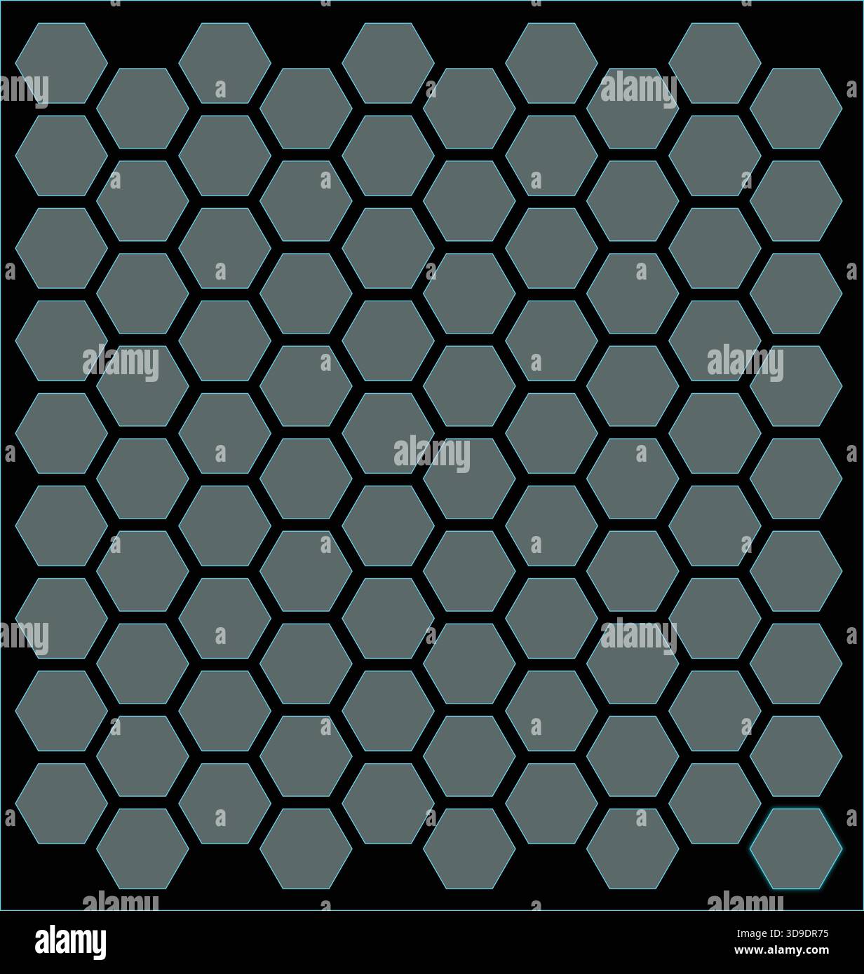 "Sfondo a nido d'ape esagonale colorato - vettore astratto geometrico arcobaleno" Illustrazione Vettoriale