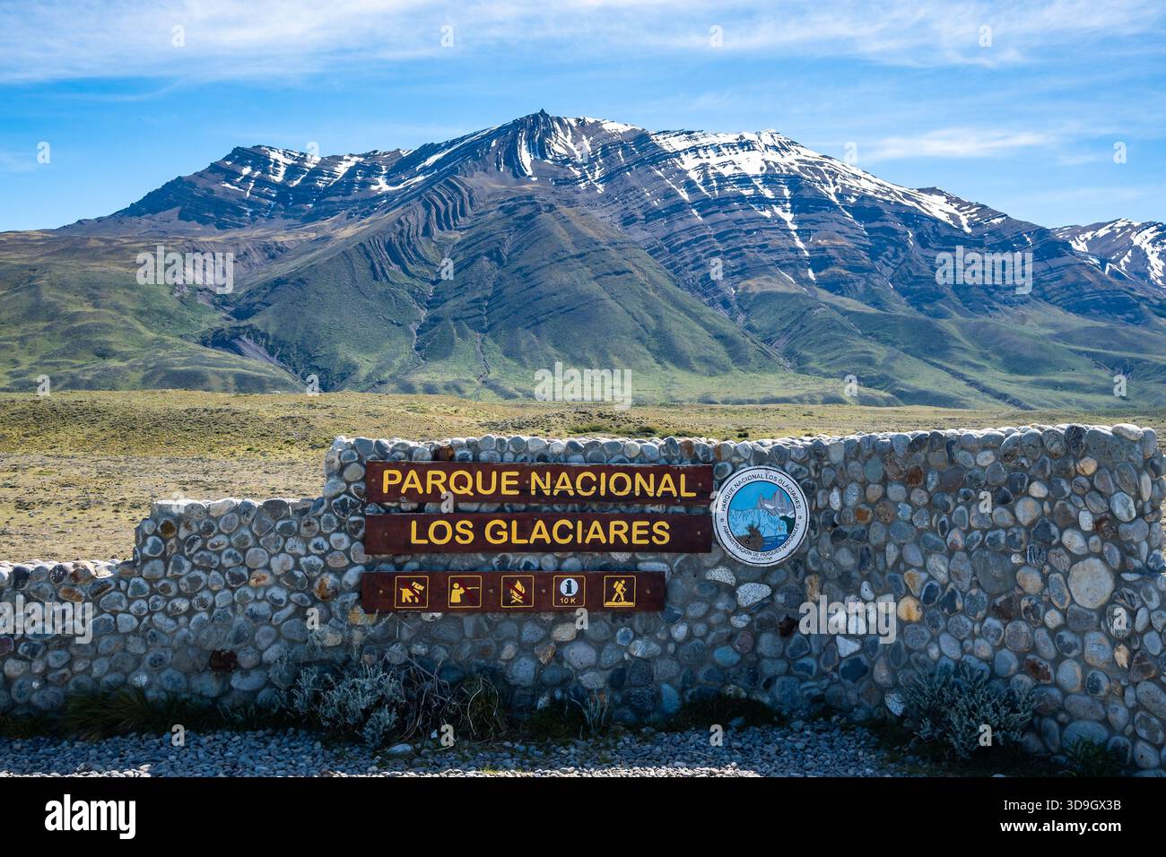 Il Parque Nacional Los Glaciares è l'attrazione principale della Patagonia meridionale. Santa Cruz, Argentina. Foto Stock