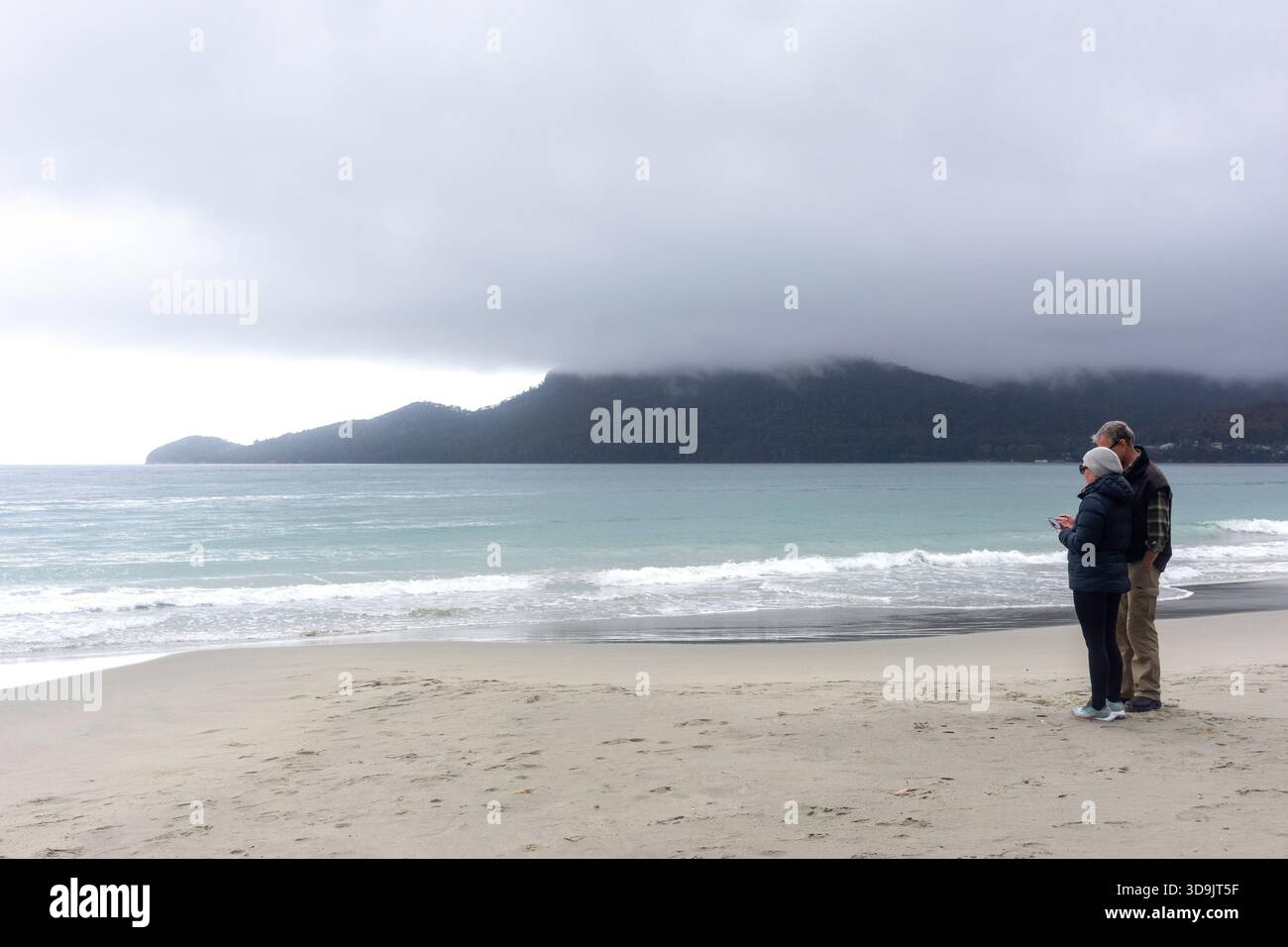 Adventure Bay Beach, Adventure Bay, Main Road, South Bruny, Bruny Island, Tasmania, Australia Foto Stock