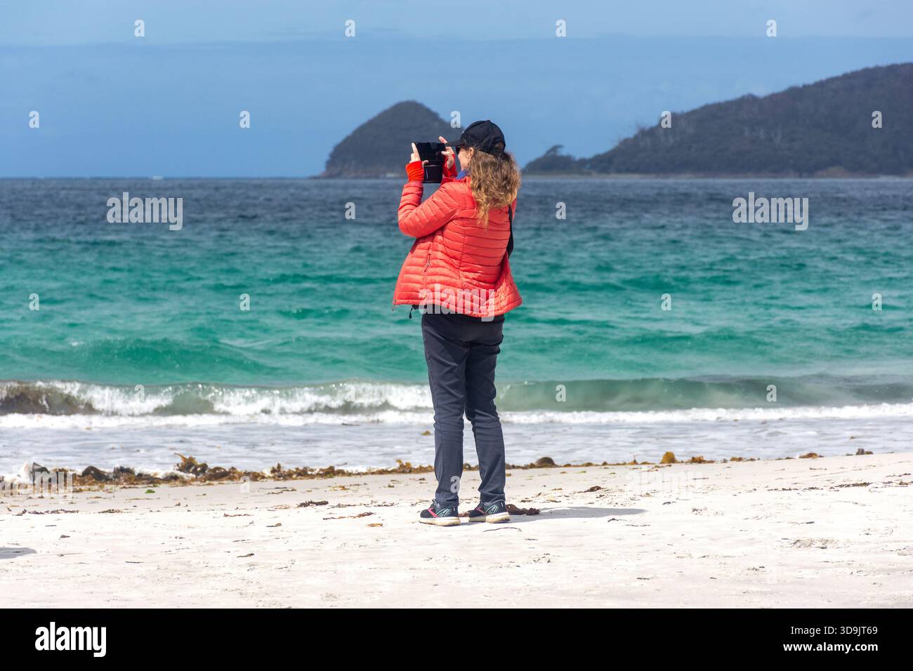 Sunshine Beach, Adventure Bay Road, South Bruny, Bruny Island, Tasmania, Australia Foto Stock