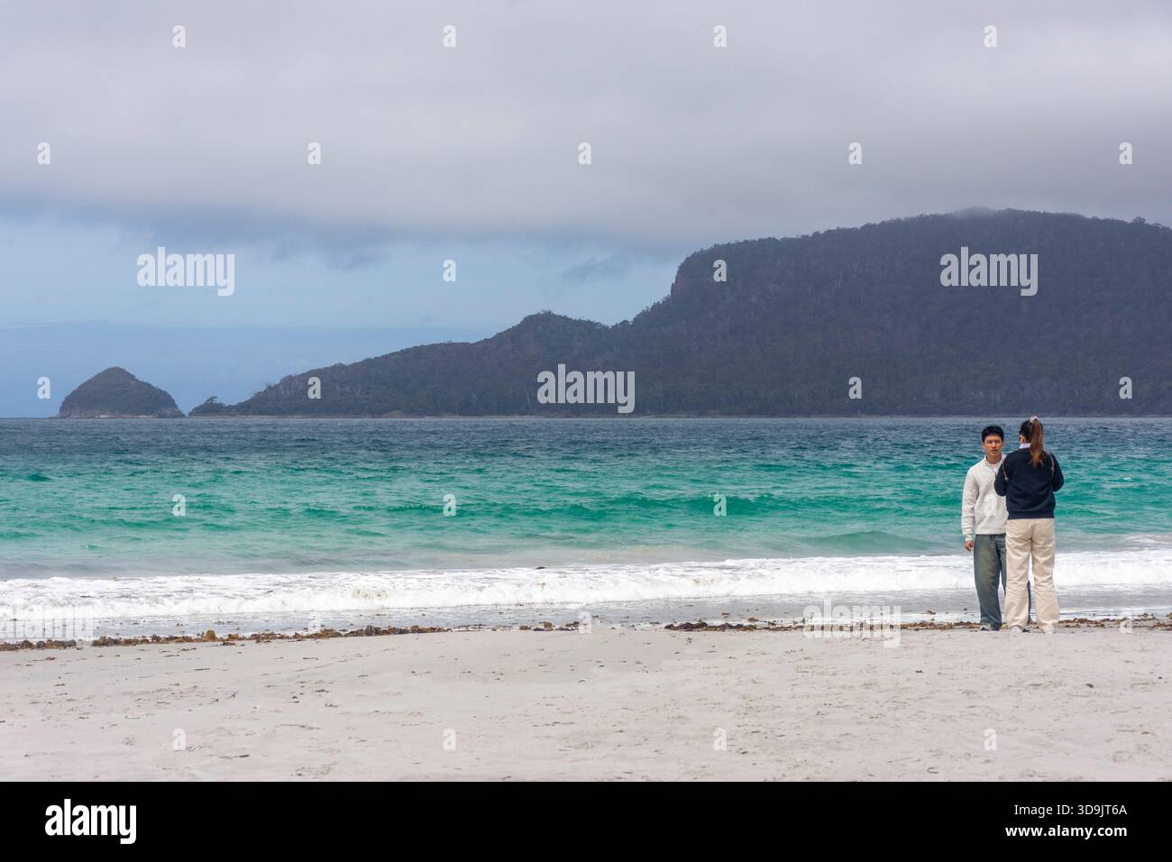 Sunshine Beach, Adventure Bay Road, South Bruny, Bruny Island, Tasmania, Australia Foto Stock