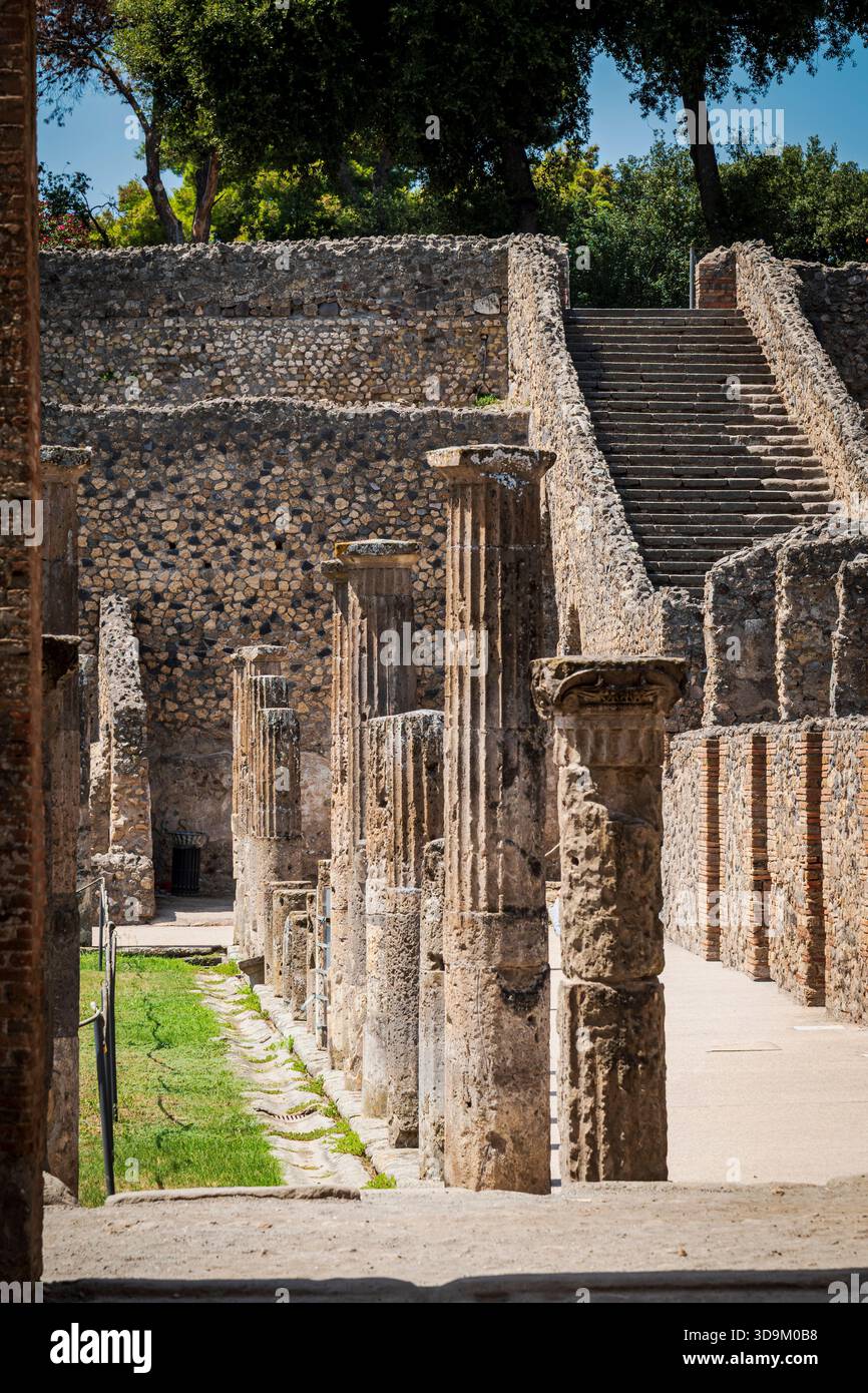 Italia, Campania, sito archeologico di Pompei. Foto Stock