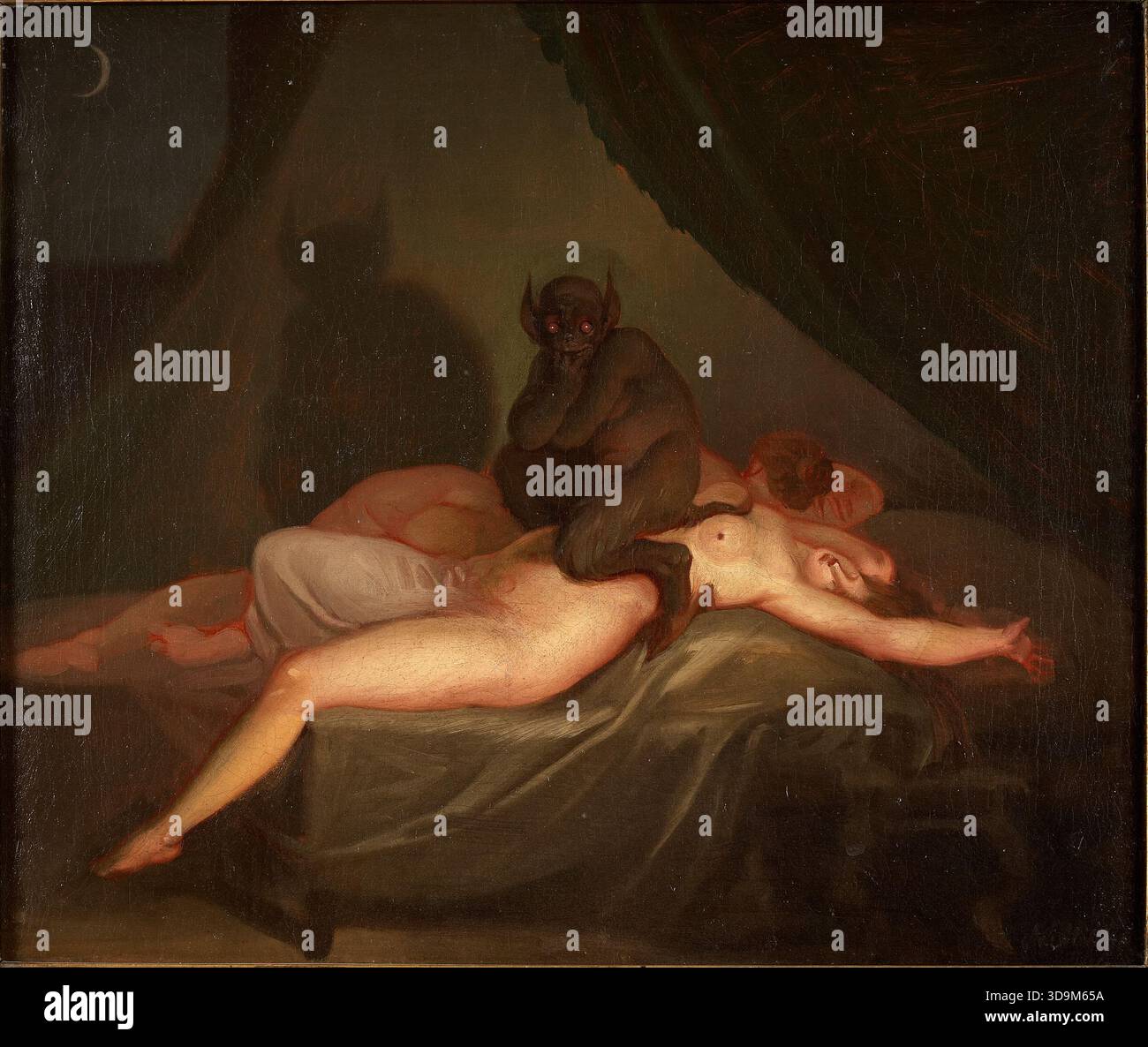 Incubo. Nicolai Abildgaard. 1800, dopo l'incubo di Henry Fuseli. Foto Stock