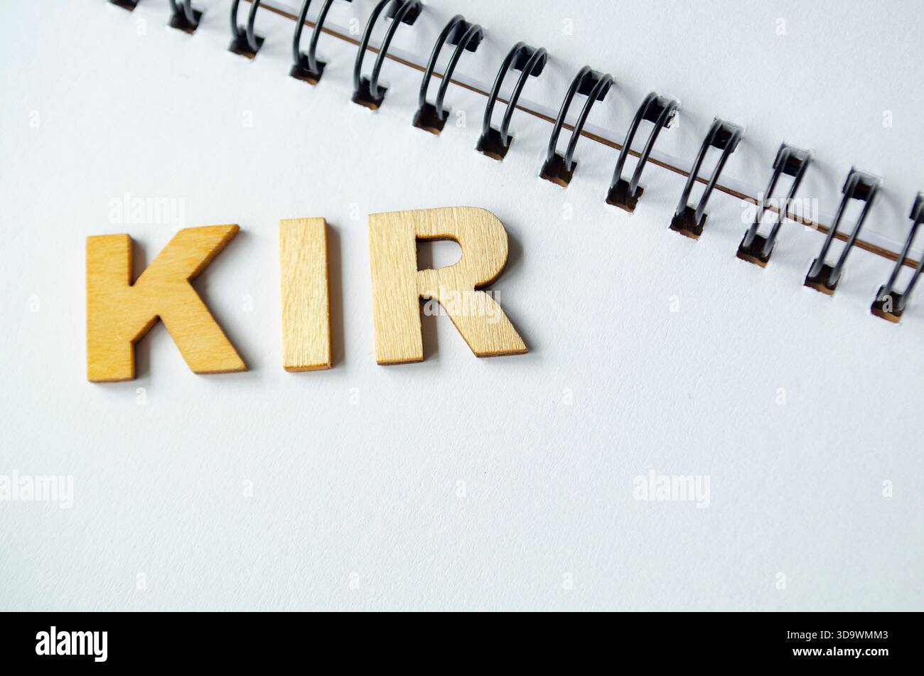 Report sugli incidenti chiave rappresentato come KIR. Concetto di segnalazione degli incidenti. Foto Stock