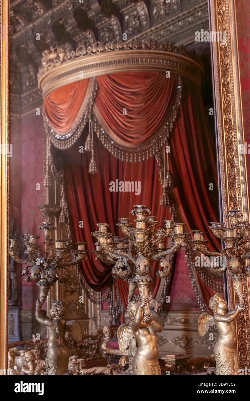 Il Palazzo reale di Torino. La stanza del Trono. Foto Stock