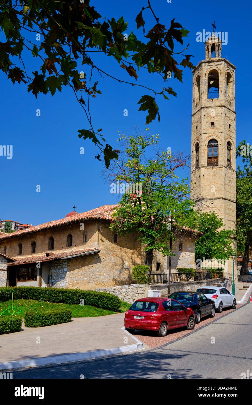 Grecia, Macedonia, Siatista, campanile Foto Stock
