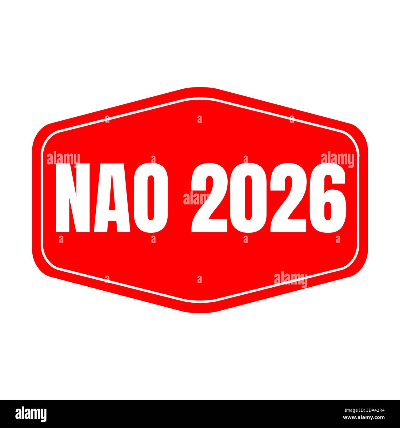 NAO 2026 obbligatoriamente negoziazione annuale 2026 icona simbolo chiamato négociation annuelle obbligatoire 2026 in lingua francese Foto Stock