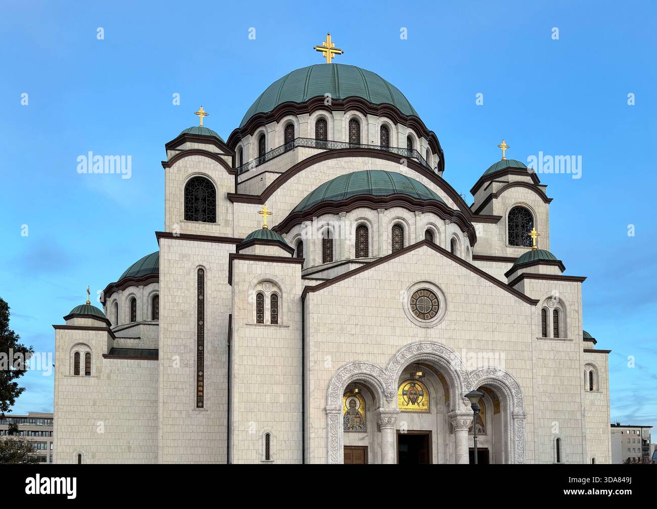 Chiesa di Sveti Sava belgrado serbia Foto Stock