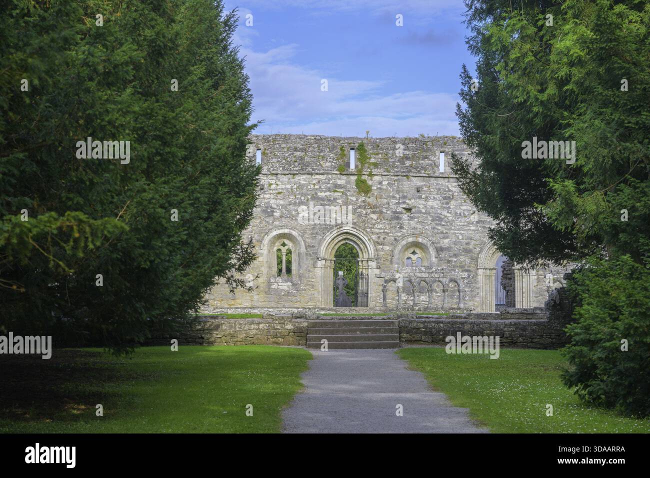 Cong Abbey, Cong, Co Mayo, Irlanda Foto Stock