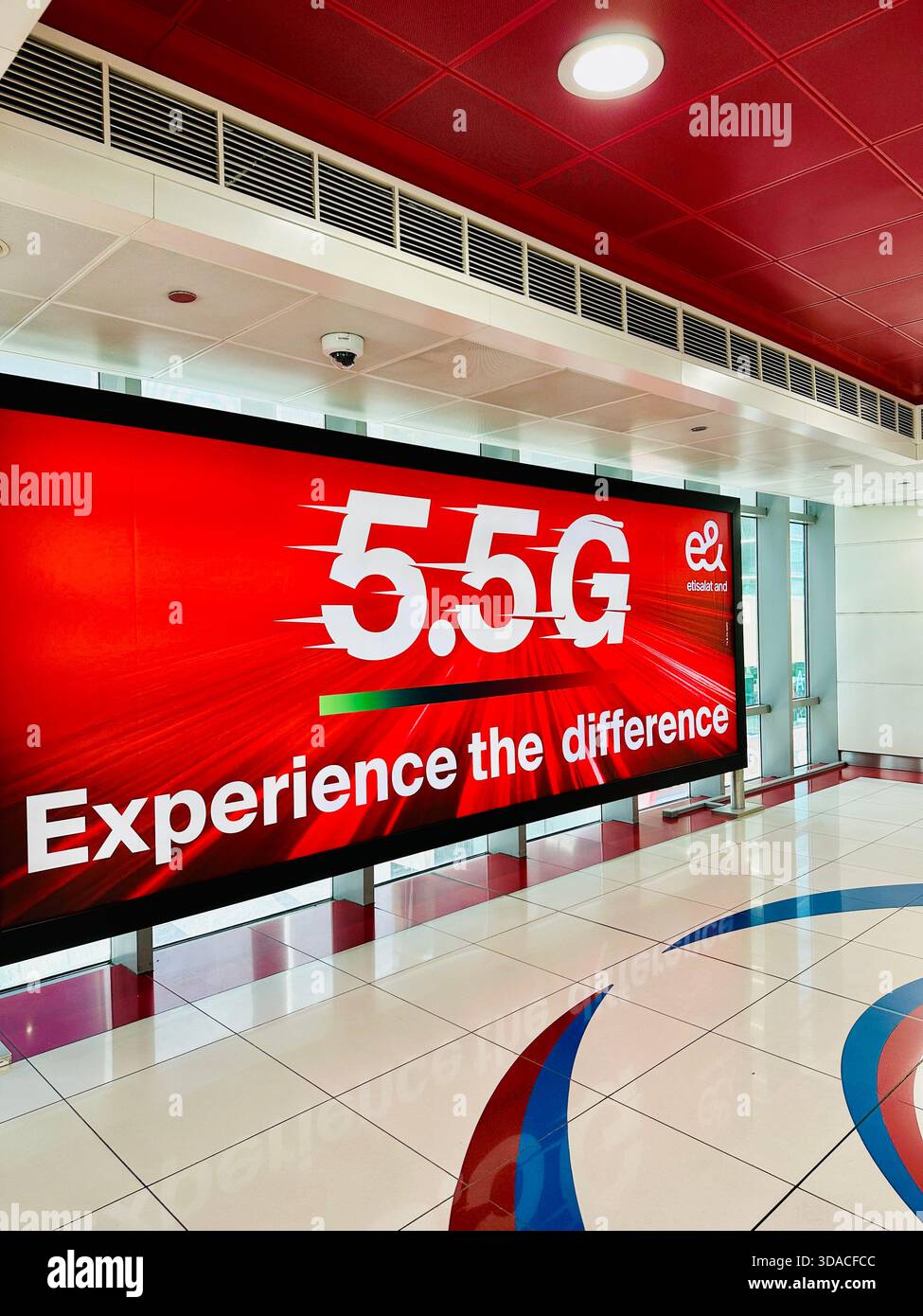 Pubblicità Etisalat - Immagine stock catturata con smartphone