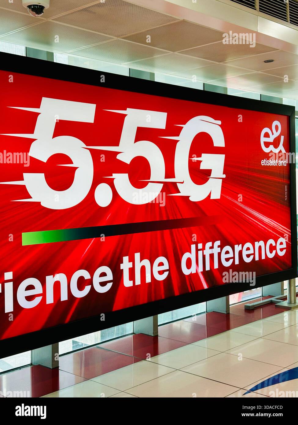 Pubblicità Etisalat - Immagine stock catturata con smartphone
