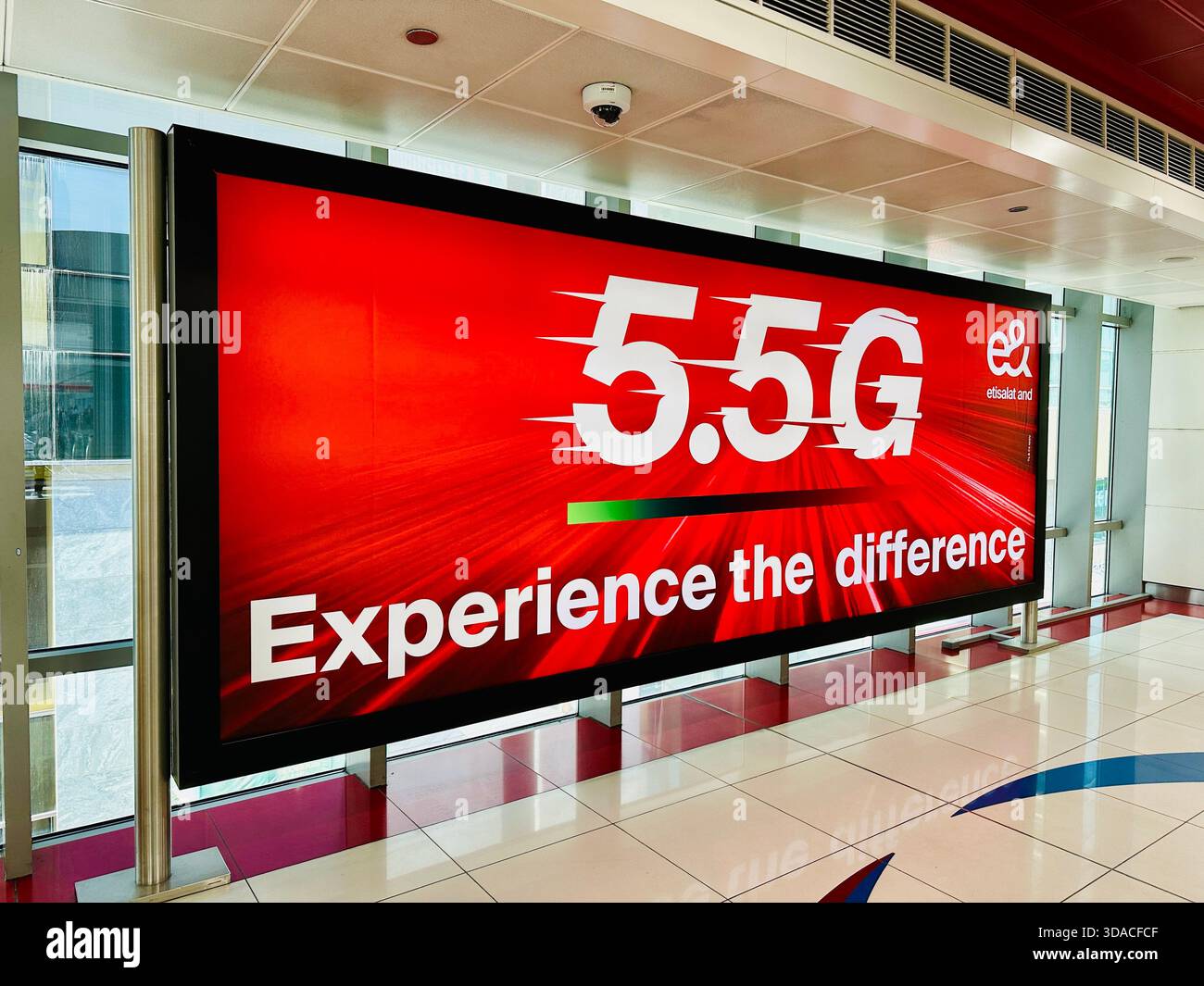 Pubblicità Etisalat - Immagine stock catturata con smartphone