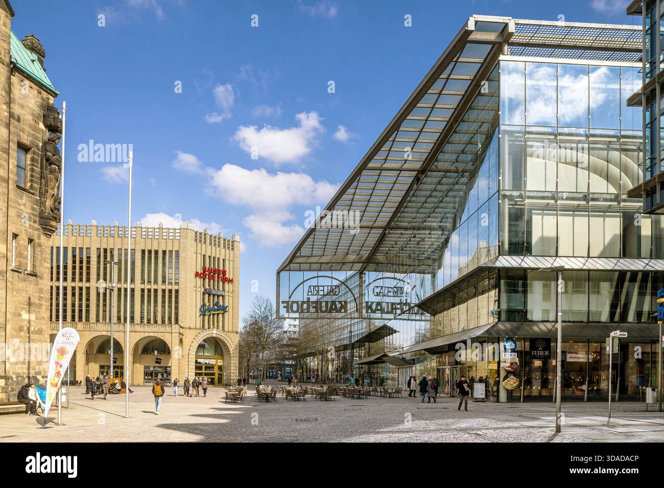 Neumarkt Chemnitz, Germania, Sassonia, Chemnitz Foto Stock