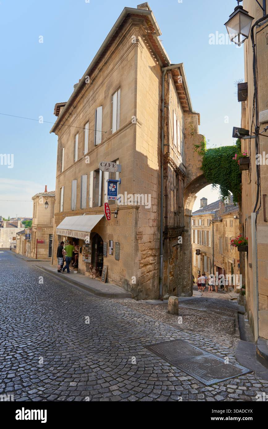 Saint Emilion, Gironde, Aquitania, in Francia, in Europa. Foto Stock