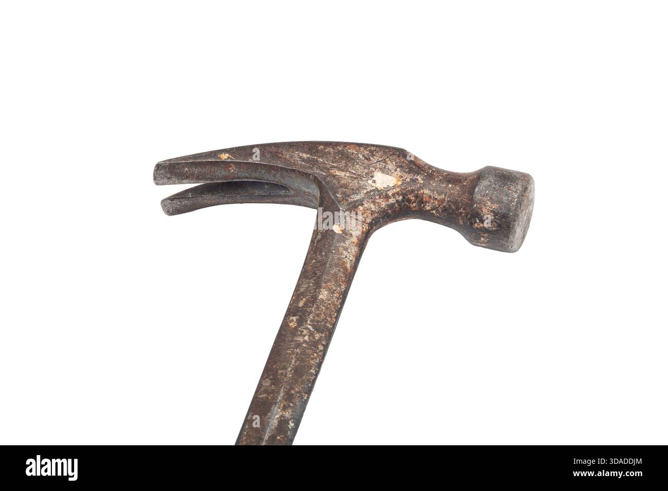 Parte superiore isolata di un martello a griffe Foto Stock