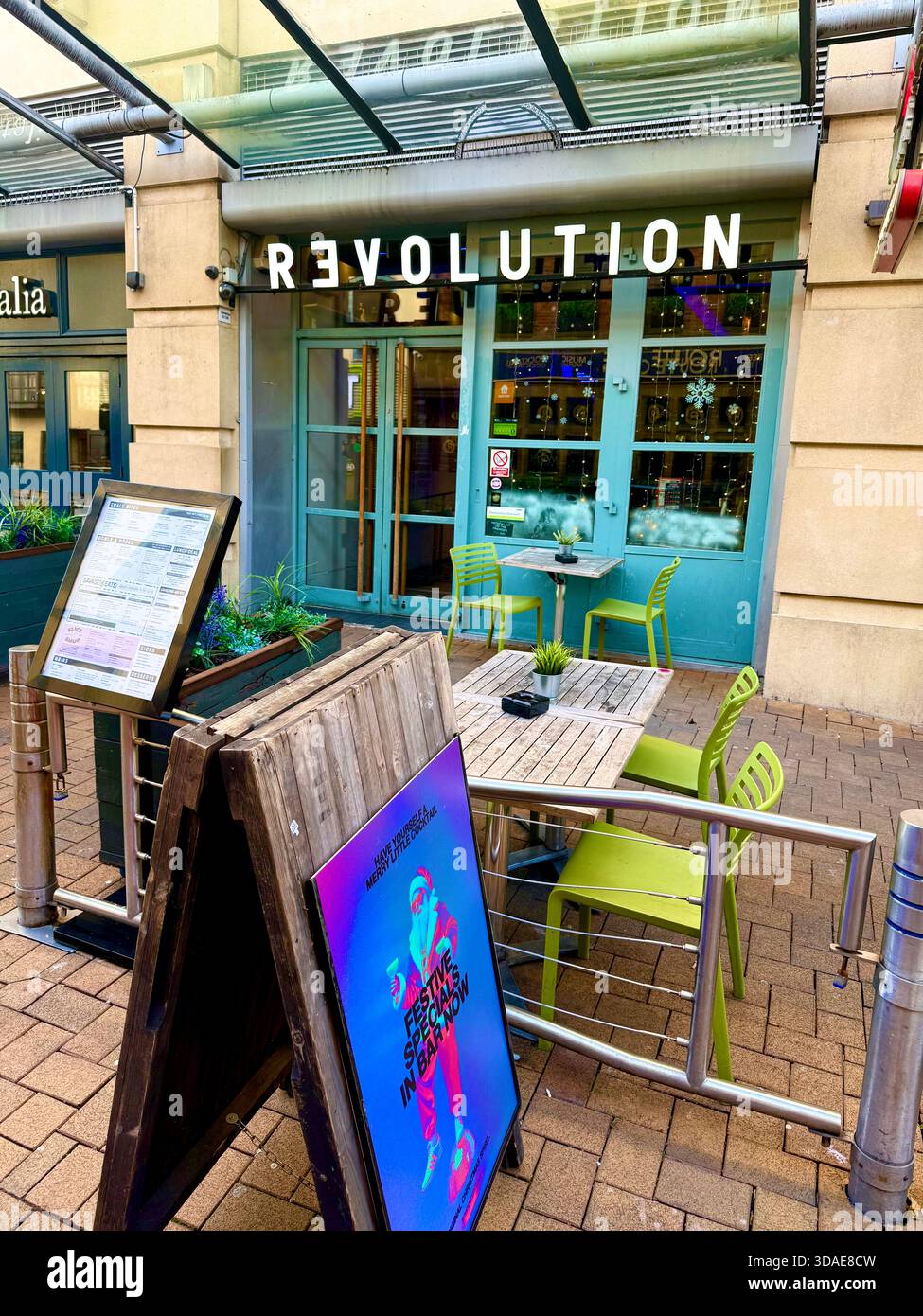 Un bar Revolution a Nottingham, Inghilterra, Regno Unito Foto Stock