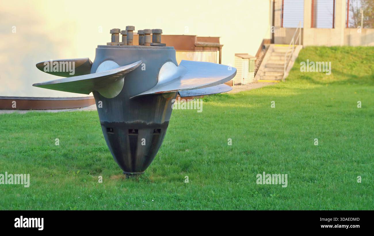 Kaplan turbine , Repubblica Ceca Foto Stock