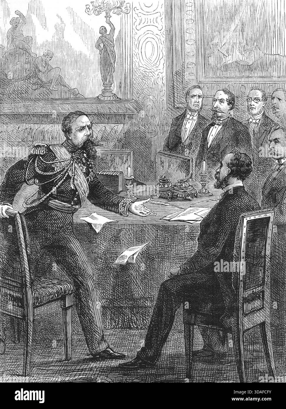 Edmond le Bœuf, maresciallo di Francia al consiglio Foto Stock