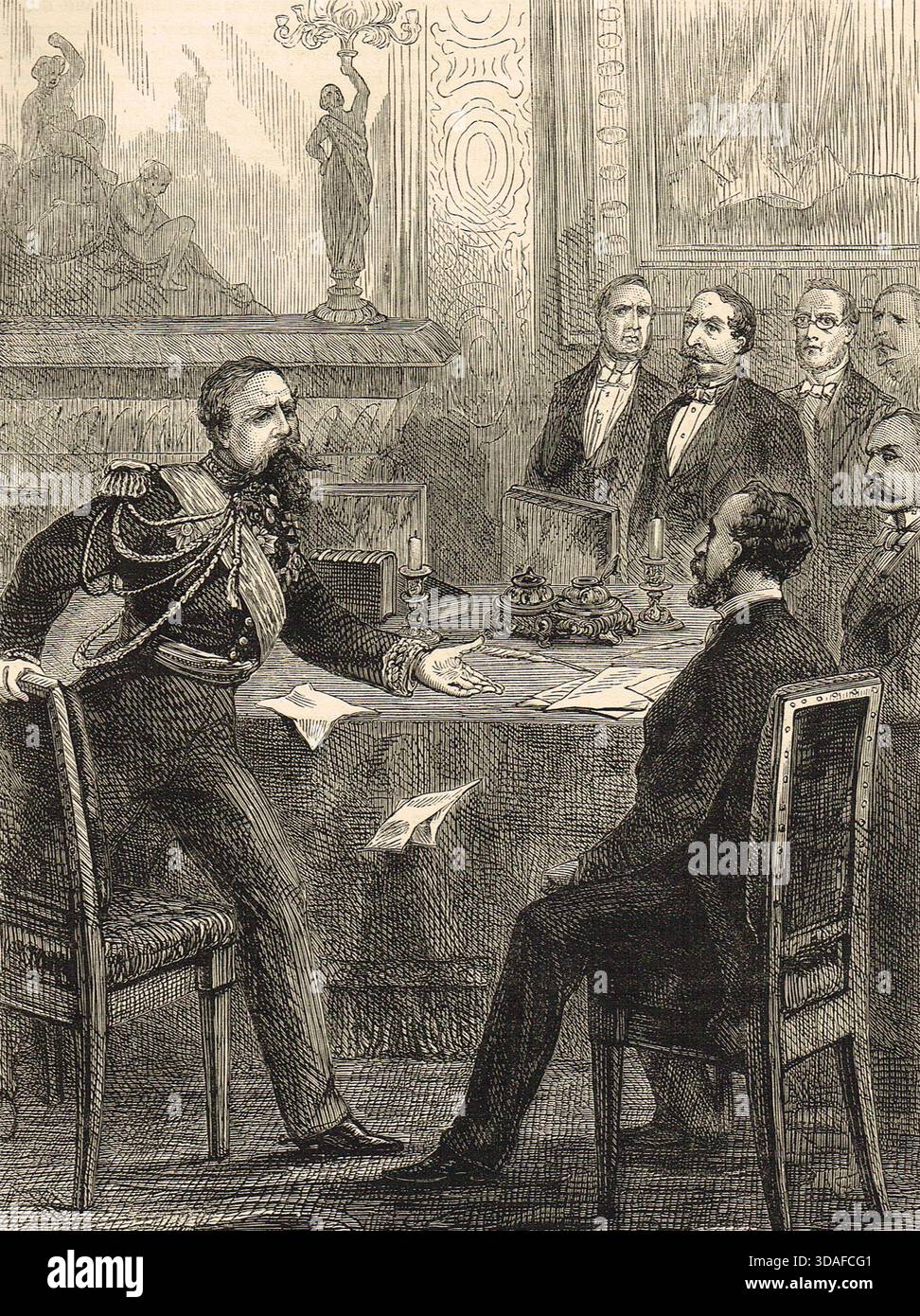 Edmond le Bœuf, maresciallo di Francia al consiglio Foto Stock