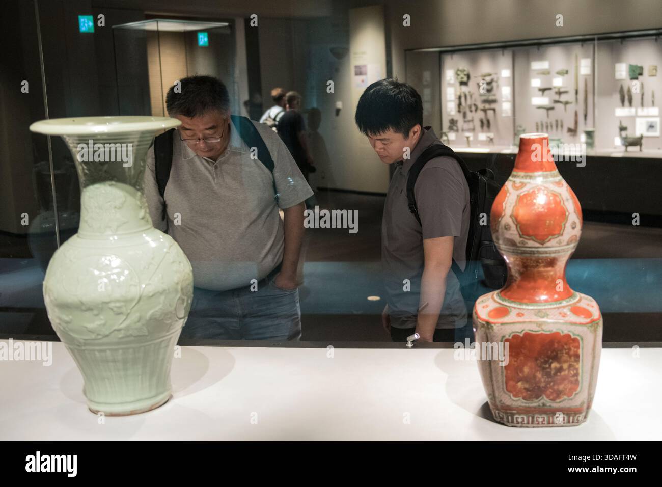 Ceramiche cinesi. Museo nazionale di Tokyo. Giappone Foto Stock