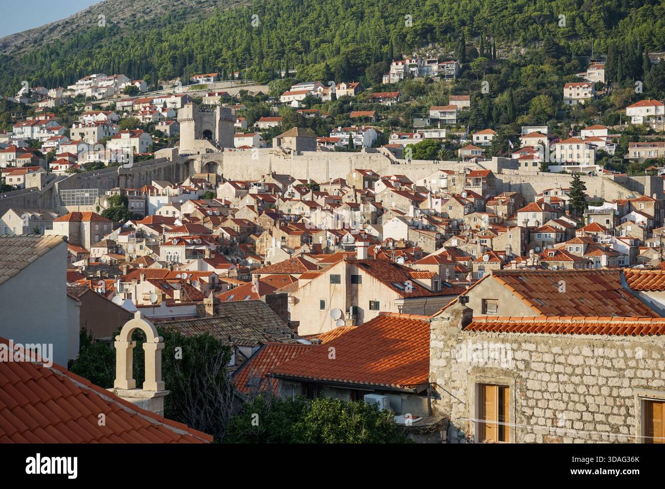 Paese vecchio di Dubrovnik, Croazia Foto Stock