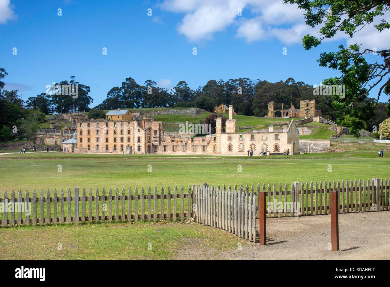 Colonia penitenziaria, Port Arthur Historic Site, Port Arthur, Tasman Peninsula, Tasmania, Australia Foto Stock