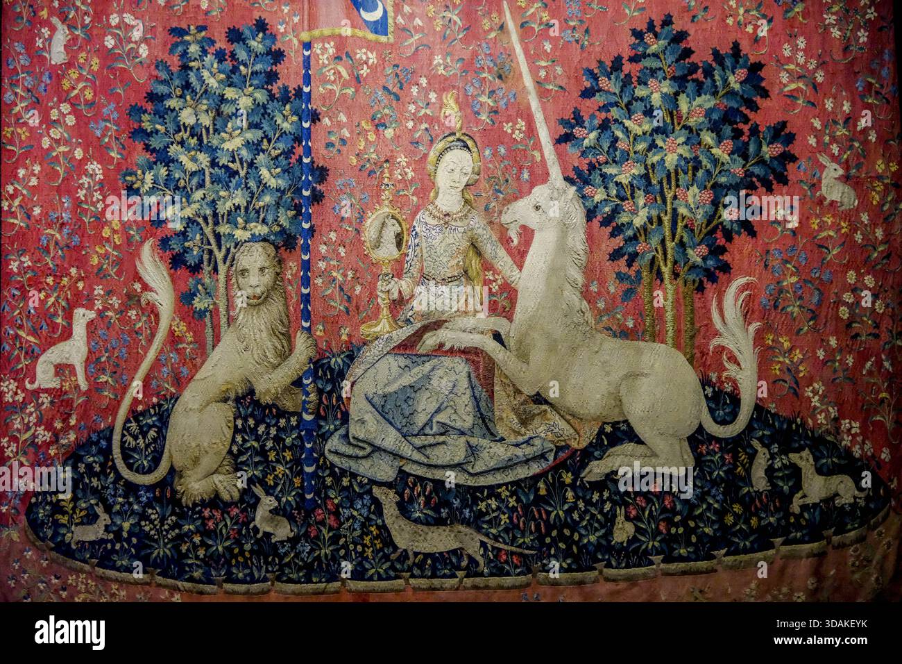 Musée de Cluny - Musée National du Moyen Âge. Museo nazionale del Medioevo, Parigi, Francia Foto Stock