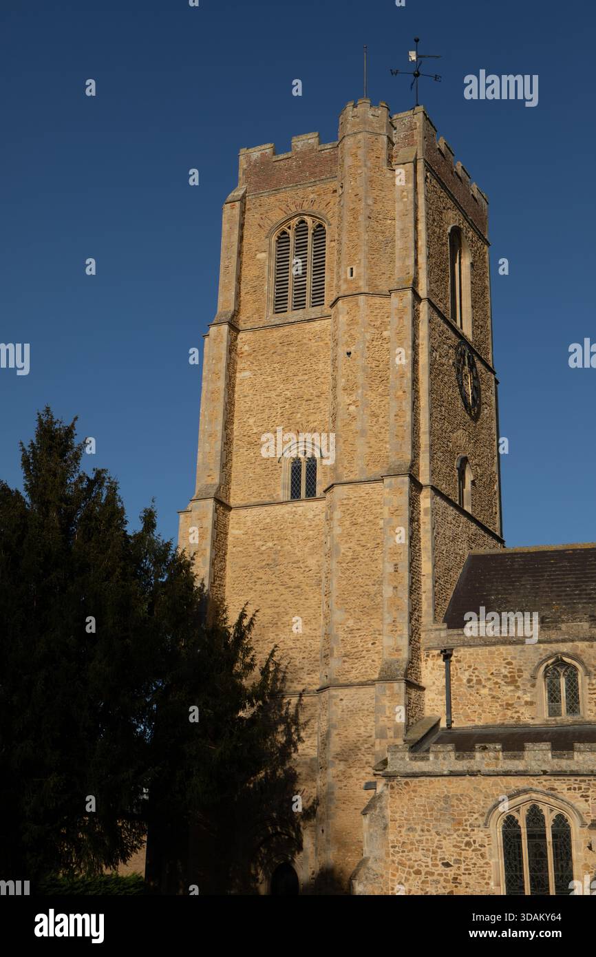 Tower, St. Georges Church Littleport, Cambridgeshire Foto Stock