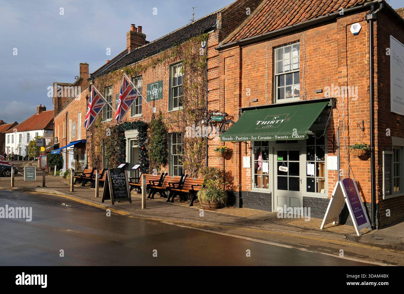 ristorante numero twenty 9, burnham market, norfolk settentrionale, inghilterra Foto Stock