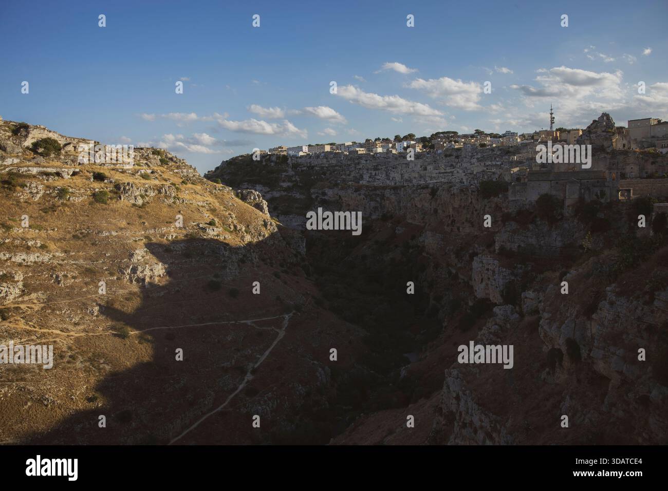 Due lati di Matera Italia Foto Stock