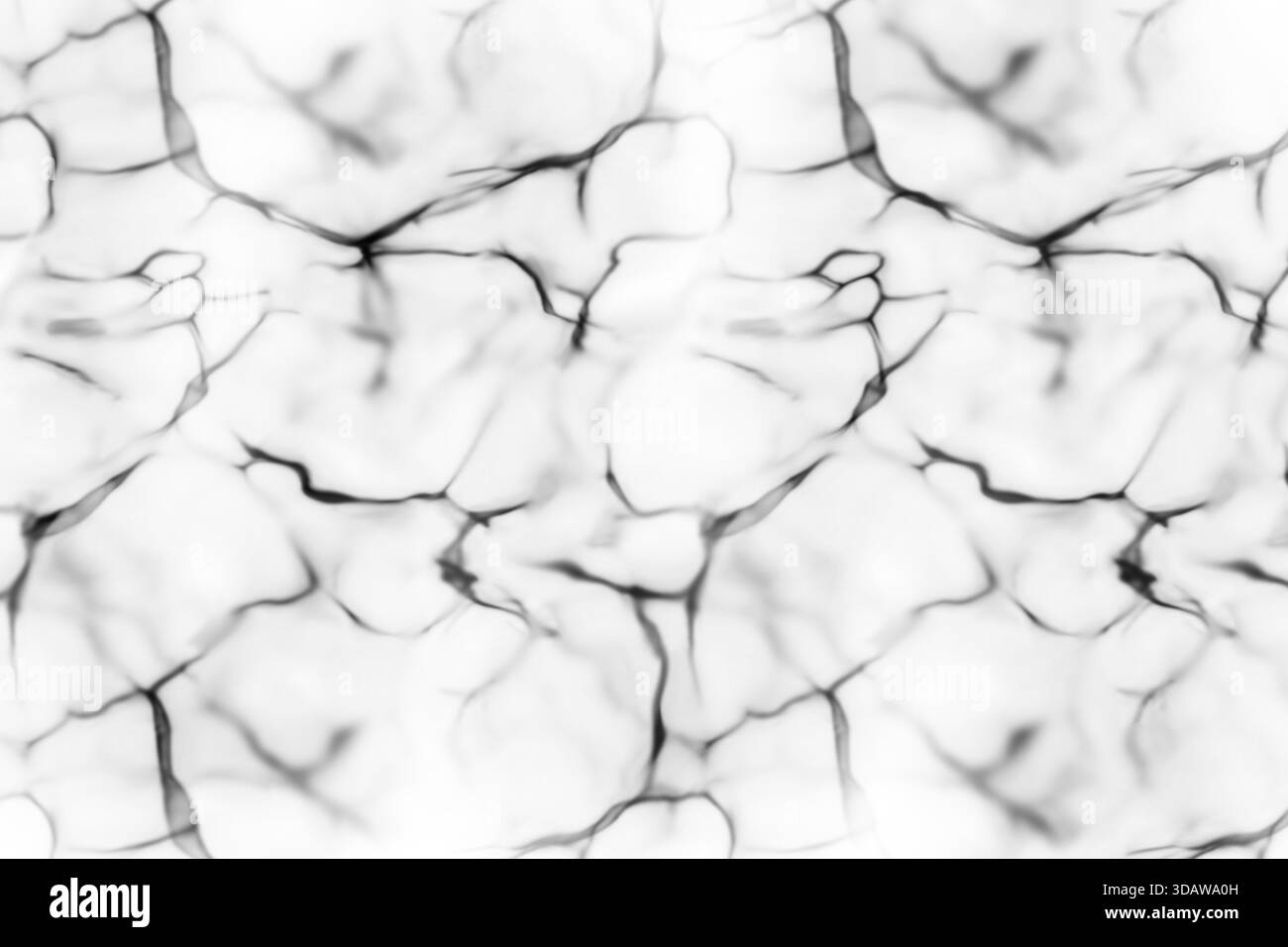 Le venature nere creano un motivo intricato su uno sfondo di marmo bianco. Questa illustrazione senza cuciture mette in risalto l'eleganza e la bellezza naturale del marmo Foto Stock