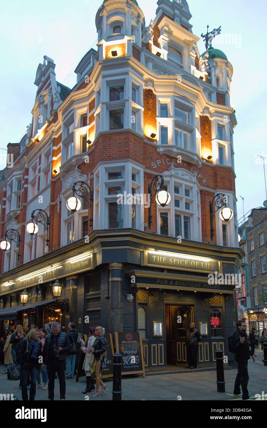 Regno Unito, Inghilterra, Londra, Soho, pub, gente, vita notturna Foto Stock