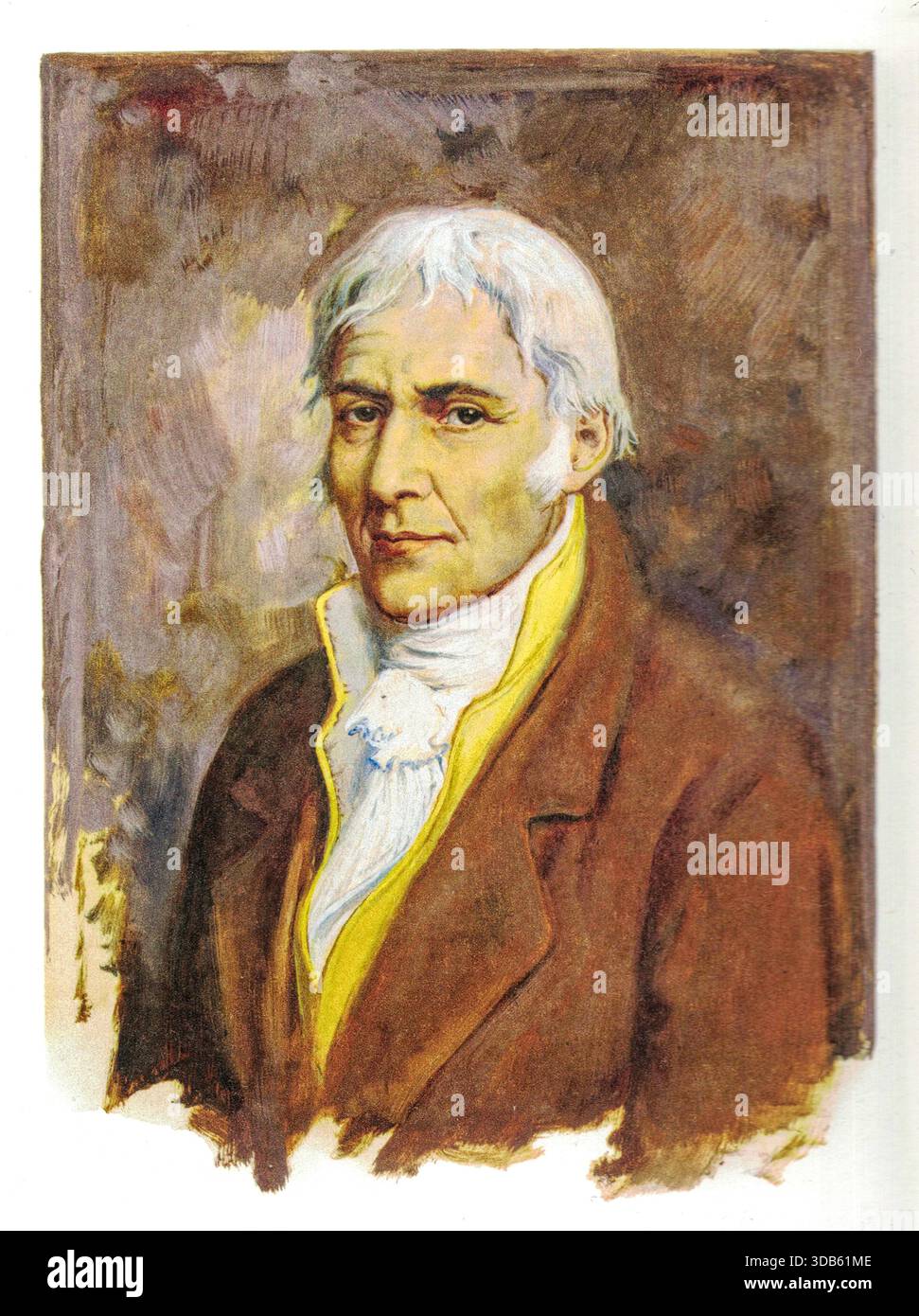 Jean-Baptiste Pierre Antoine de Monet, chevalier de Lamarck (Parigi, 1 agosto 1744, 18 dicembre 1829), spesso noto semplicemente come Lamarck, è stato un naturalista, biologo, accademico e soldato francese. Fu uno dei primi sostenitori dell'idea che l'evoluzione biologica si verificasse e procedesse in conformità con le leggi naturali. Lamarck combatté nella guerra dei sette anni contro la Prussia, e gli fu assegnata una commissione per il coraggio sul campo di battaglia. Inviato a Monaco, Lamarck si interessò alla storia naturale e decise di studiare medicina. Si ritirò dall'esercito dopo essere stato ferito nel 1766, e tornò alla sua clinica Foto Stock
