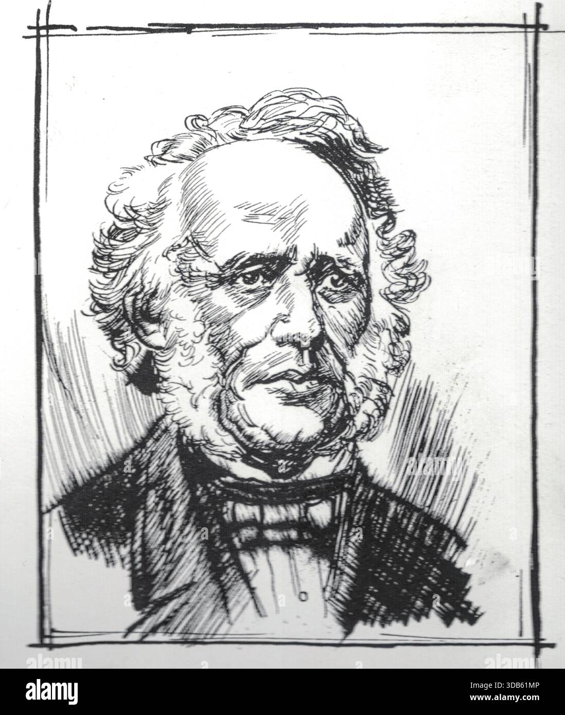 Sir Charles Lyell, i baronetto, FRS - 14 novembre 1797 - 22 febbraio 1875, è stato un geologo scozzese che ha dimostrato il potere delle cause naturali conosciute nello spiegare la storia della terra. Oggi è meglio conosciuto per la sua associazione con Charles Darwin e come autore di Principles of Geology (1830-33), che ha presentato a un vasto pubblico l'idea che la terra fosse plasmata dagli stessi processi naturali ancora in funzione oggi, operando a intensità simili. Il filosofo William Whewell soprannominò questa visione gradualistica uniformitarismo e la contrastò con il catastrofismo, che era stato Foto Stock