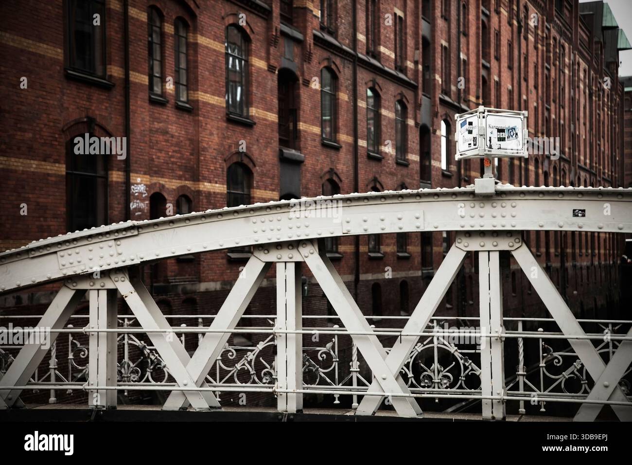 Magazzini a Speicherstadt, Amburgo, Germania. Foto Stock