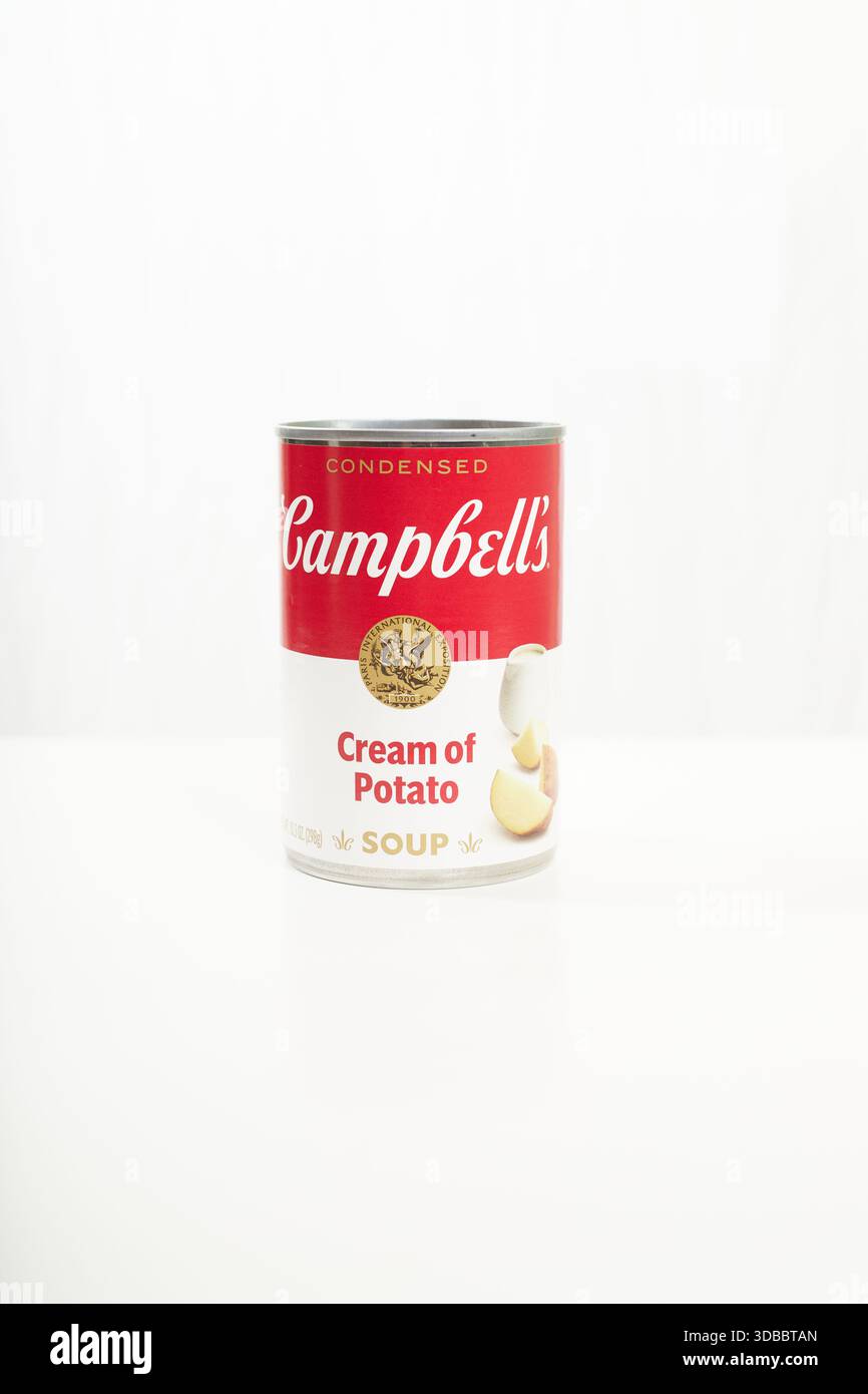 Campbell's condensed Cream of Potato Soup! Foto Stock