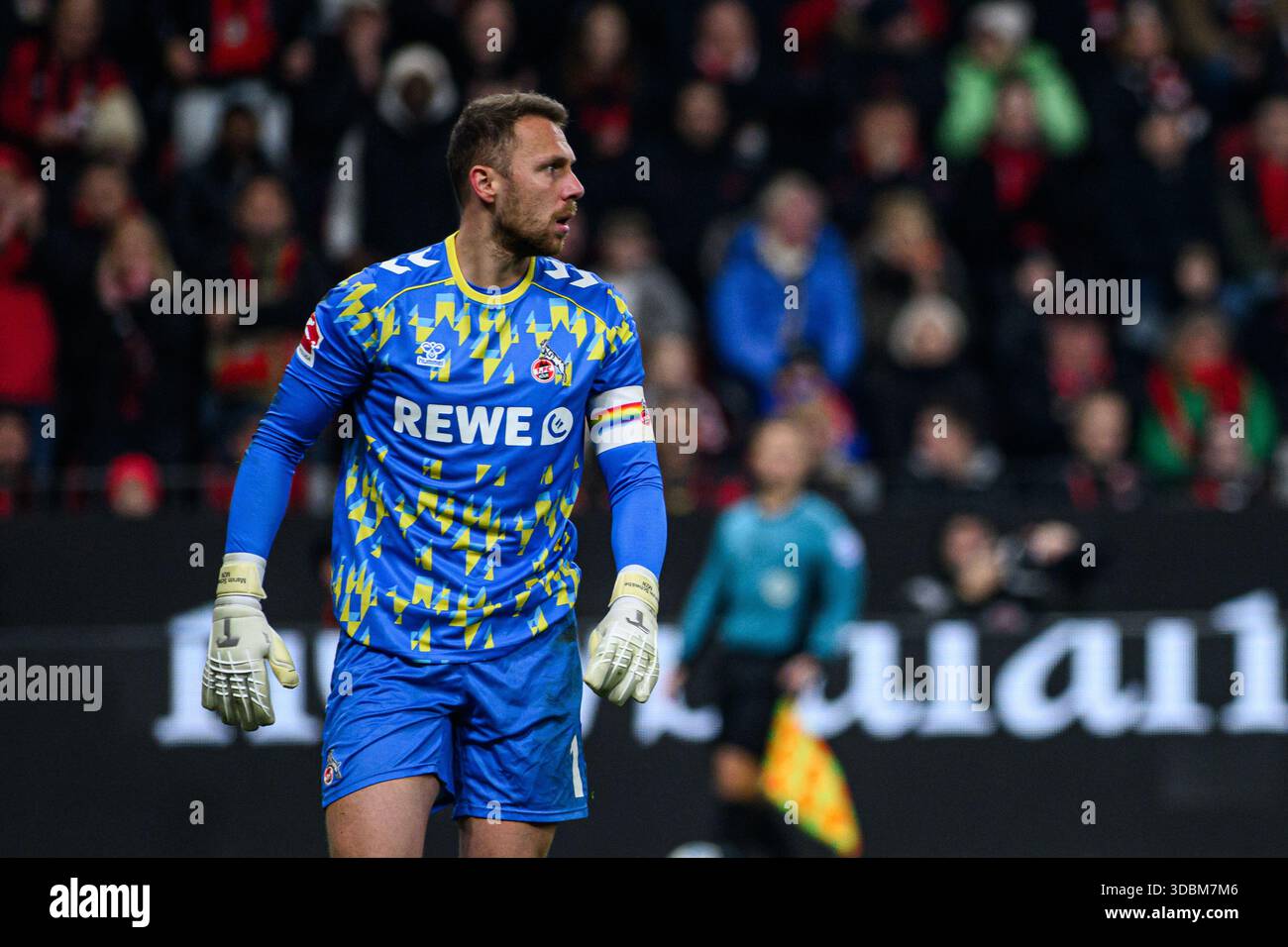 LEVERKUSEN, GERMANIA - 13 DICEMBRE 2025: Marvin Schwabe - Bundesliga match Bayer 04 Leverkusen vs 1.FC Koeln al BayArena. Foto Stock