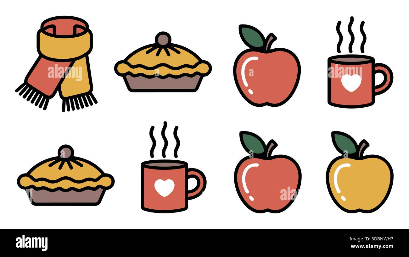 Piacevoli delizie autunnali Illustrazione Vettoriale