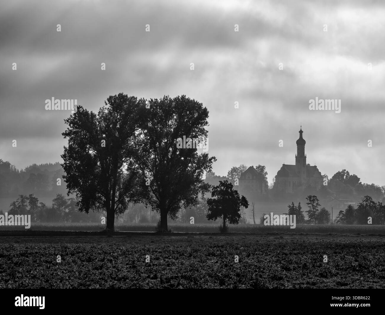 Chiesa di pellegrinaggio di Biberbach Foto Stock