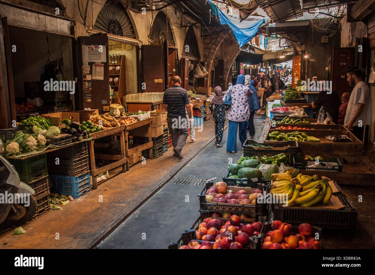 Souk della città vecchia a Tripoli, Libano Foto Stock