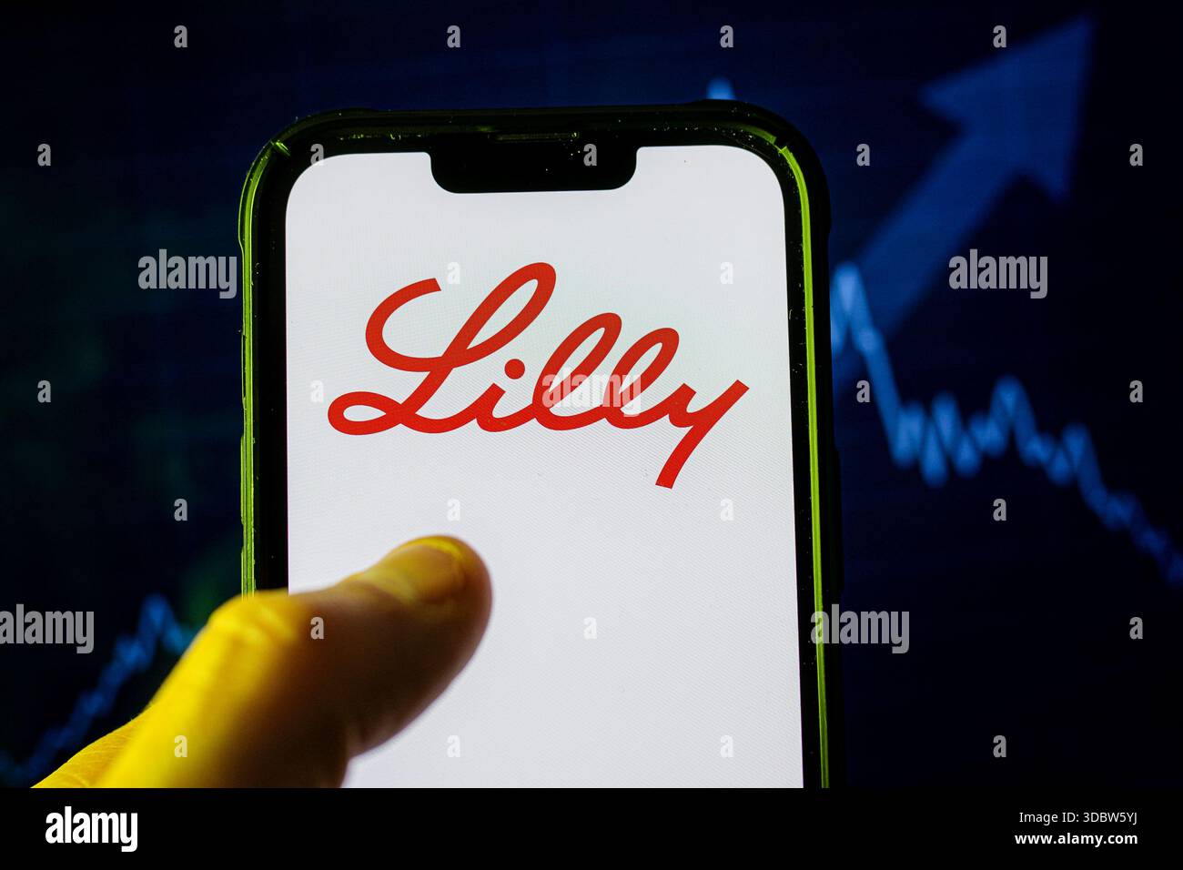29 ottobre 2025, Polonia: In questa foto viene visualizzato un logo Eli Lilly su uno smartphone. (Credit Image: © Mateusz Slodkowski/SOPA Images via ZUMA Press Wire) SOLO PER USO EDITORIALE! Non per USO commerciale! Foto Stock