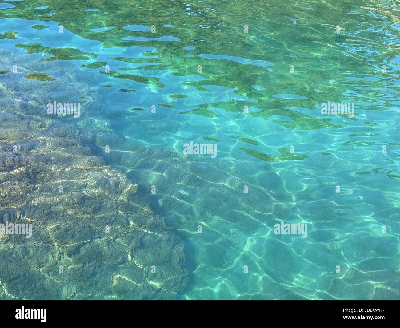 Mare Mediterraneo acque cristalline Foto Stock