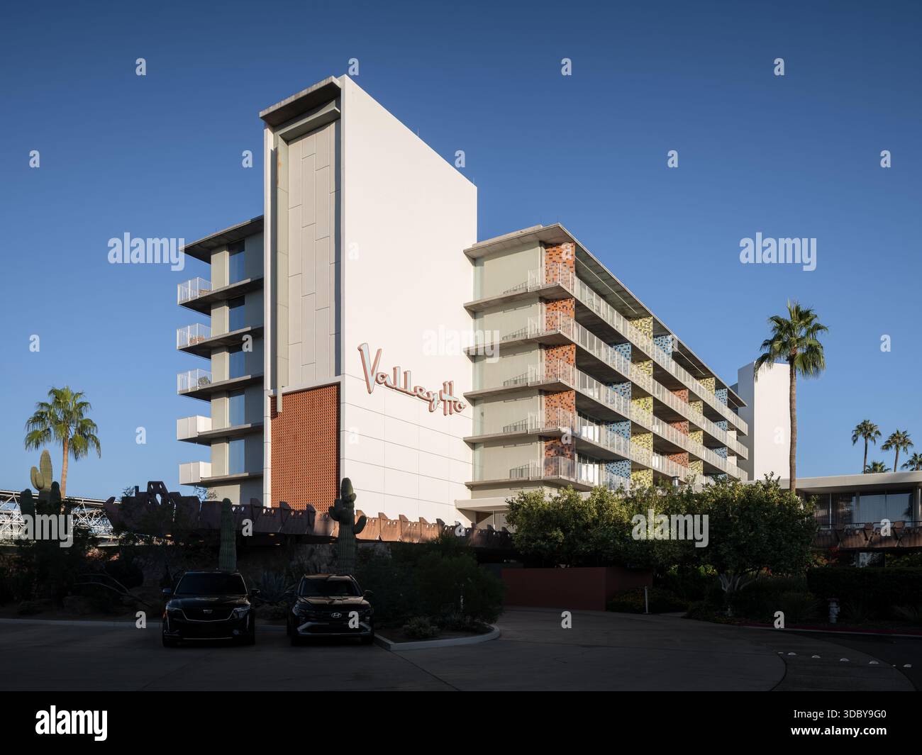 Hotel Valley ho, posizione: Scottsdale AZ, architetto: Edward L. Varney Foto Stock