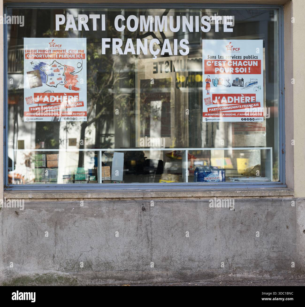 Ufficio del partito comunista francese, Arles, Francia. Foto Stock