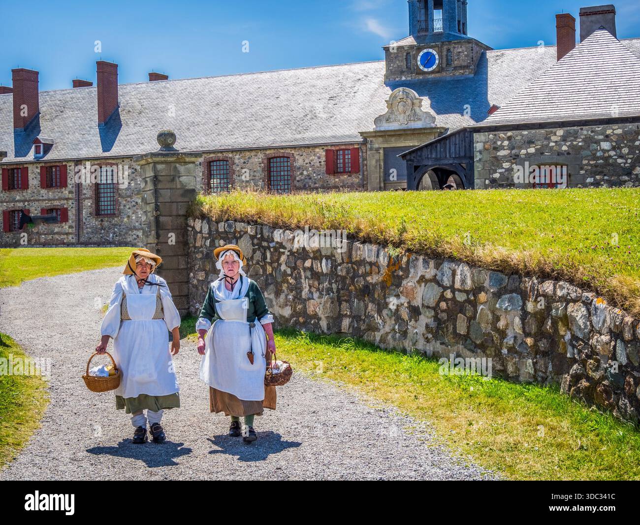 Fortezza di Louisbourg, sito storico nazionale a Cape Breton, nuova Scozia, Canada Foto Stock