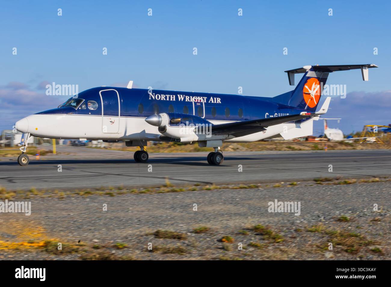 Yellowknife, Canada - 23 settembre 2025: North-Wright Air De Havilland Canada DHC-6 Twin Otter Foto Stock