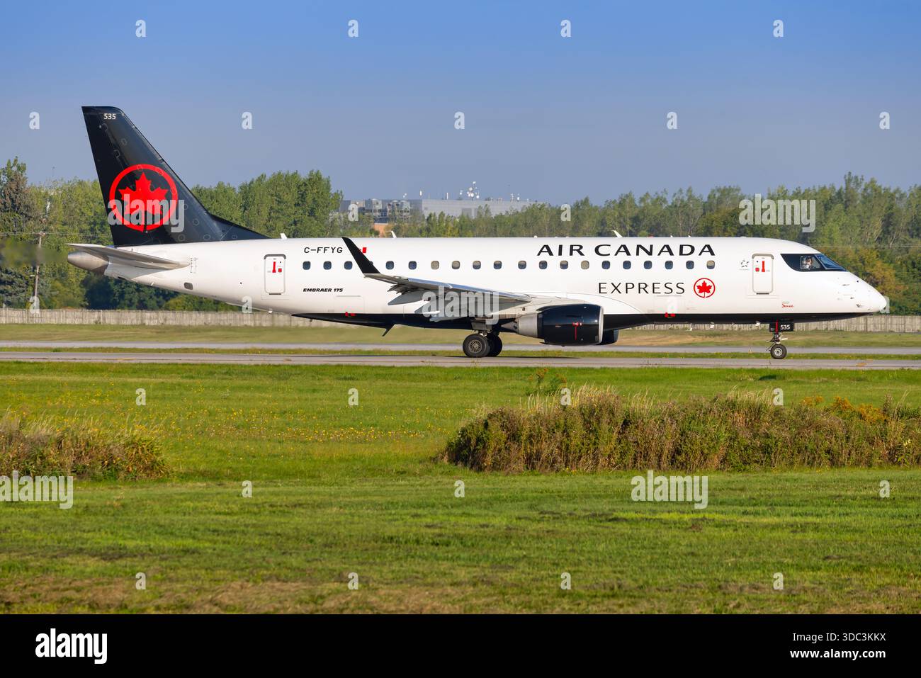 Montreal, Canada - 24 settembre 2025: Air Canda A220 Foto Stock