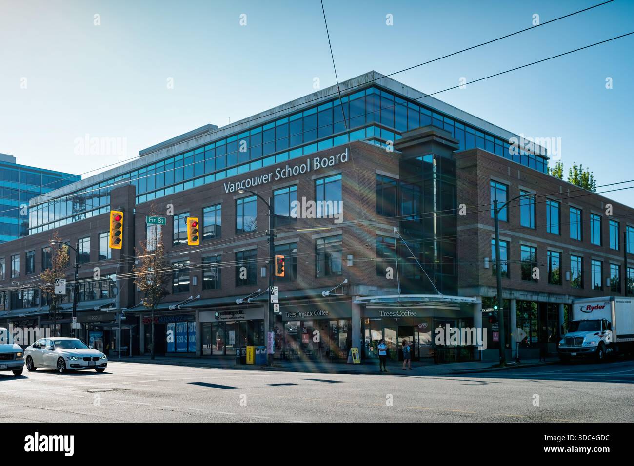 Edificio del Consiglio scolastico di Vancouver, Columbia Britannica, Canada. Foto Stock