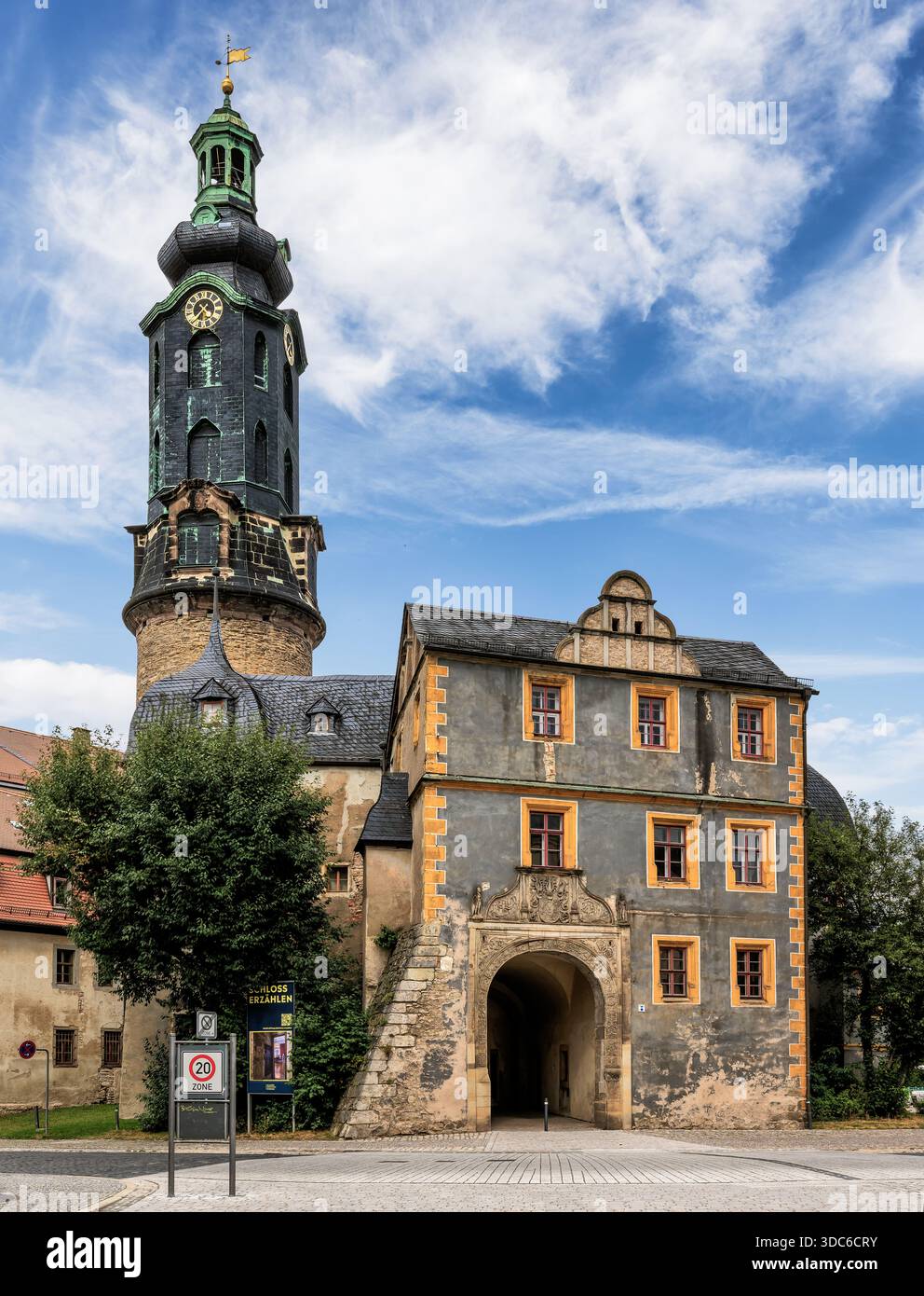 Il castello di Weimar in Germania Foto Stock